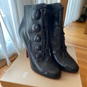 *BRAND NEW* Christian Louboutin Black LeatherBoots